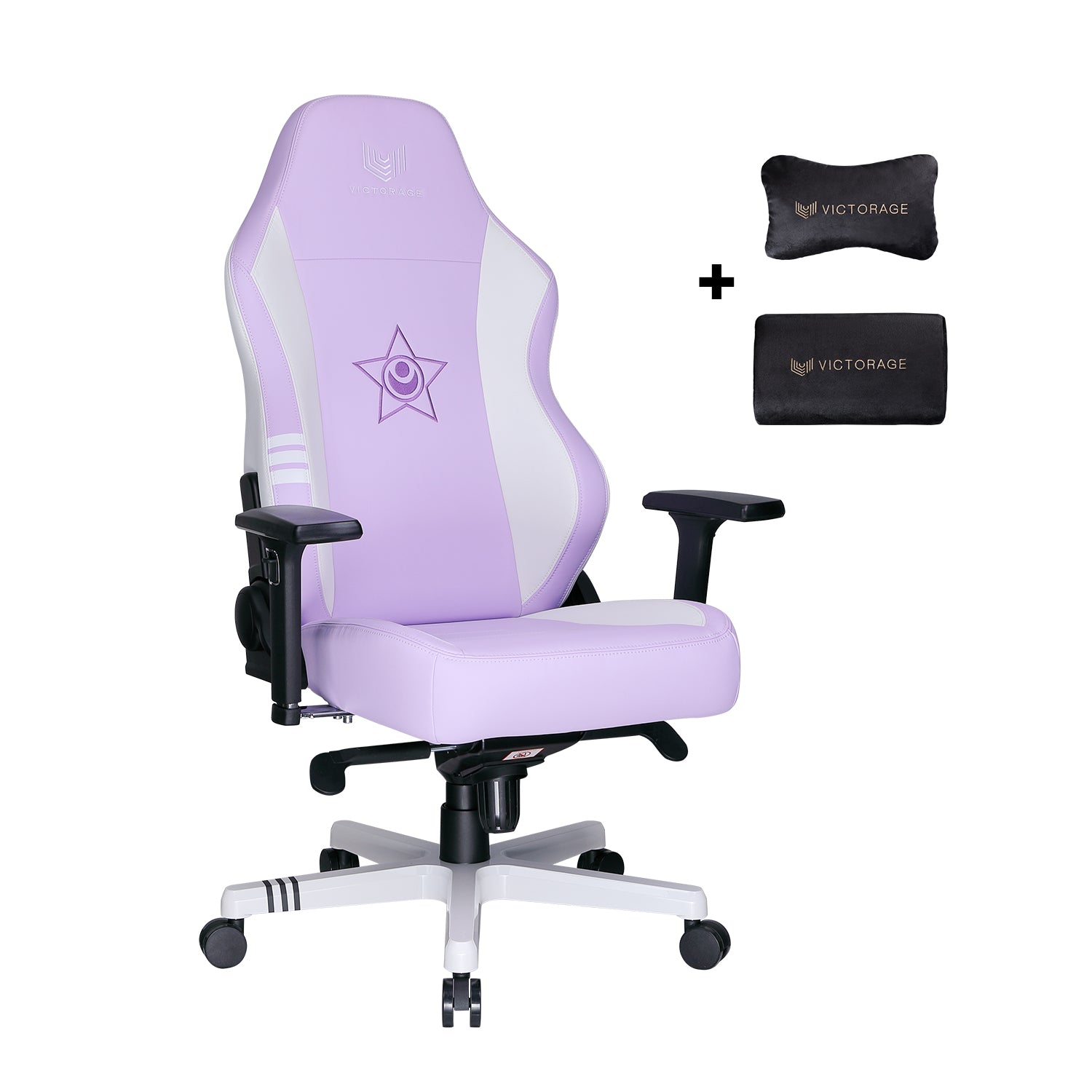 VICTORAGE Premium PU Leather Computer Gaming Chair Home Chair (Purple)